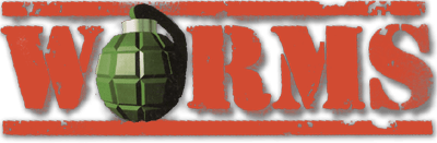 Worms logo for Amiga CD32